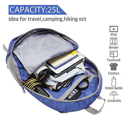 25L Ultra Lightweight Packable Backpack