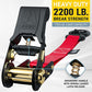 Ratchet Straps Heavy Duty 4 Pack (4 Count)