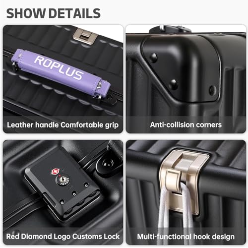 Aluminium Frame Carry on Luggage with Smooth Jelly Wheels