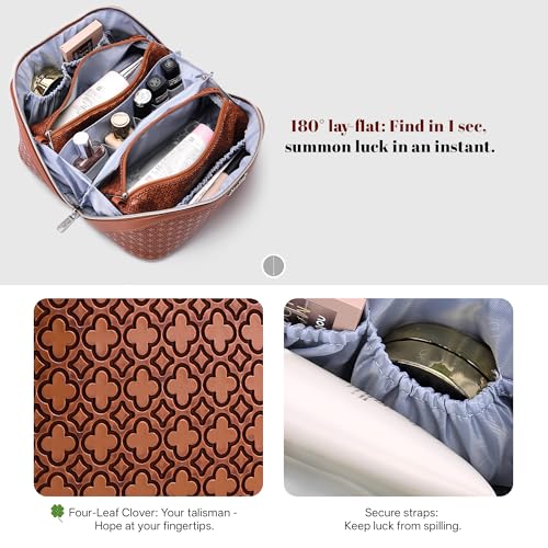 Travel Makeup Bag for Women (3 Count)