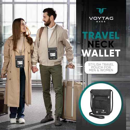Ultra Slim Comfort Neck Wallet & Passport Holder