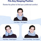 C CUSHION LAB Travel Pillow, Award-Winning Patented Ergonomic Design for Chin & Neck Support Memory Foam Neck Pillow, Compact Airplane Pillow for Traveling, Flight, Car (Spark, Large)