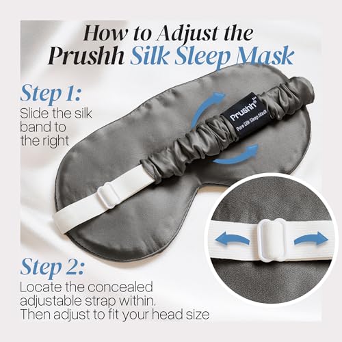 Adjustable Blackout Silk Sleep Mask