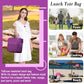 Purple Lunch Box for Women Insulated Lunch Bag Fits Bento Boxes