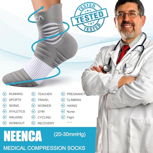 Professional Compression Socks for Women Men Circulation (2 Count)
