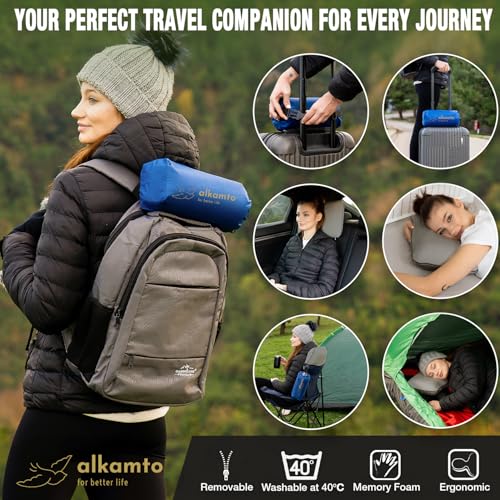 Travel & Camping Comfortable Memory Foam Pillow