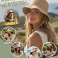 Water Resistant UPF 50+ Sun Bucket Hat Packable Brimmed for Women Men Khaki