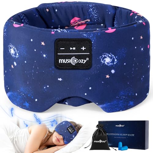 Sleep Mask Stary Bluetooth Headphones for Sleeping Side Sleeper