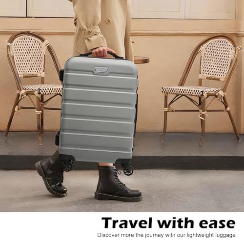 Luggage Set Lightweight Durable Hardshell (3 Count)