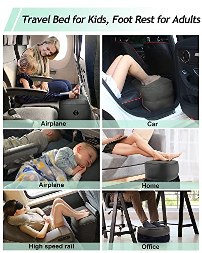 Inflatable Travel Foot Rest Pillow
