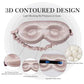 Adjustable 22 Momme 100% Pure Mulberry Silk Sleep Mask