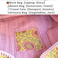100% Cotton Quilted Tote Bag For Women