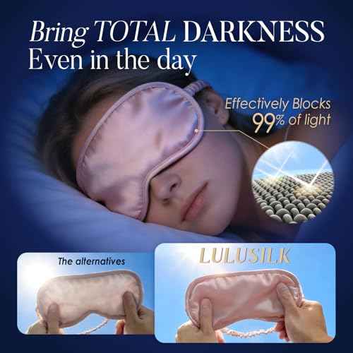 Mulberry Silk Sleep Eye Mask for Sleeping Women and Men