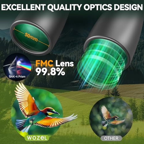12 36X50 High Powered Zoom Binoculars for Adults