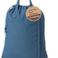LFH Home Cotton Canvas Large Laundry Bag with Handle, Heavy Duty Drawstring Closure Washable Laundry Bags, School Travel, Home, Hotel, College Dorm, Organizer Sack, Toys Clothes 20x30-Sky Blue