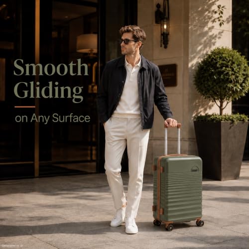 Carry On Luggage 22x14x9 Airline Approved Suitcase with Wheels