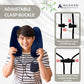 Inflatable Travel Pillow for Airplanes with Comfort Hood