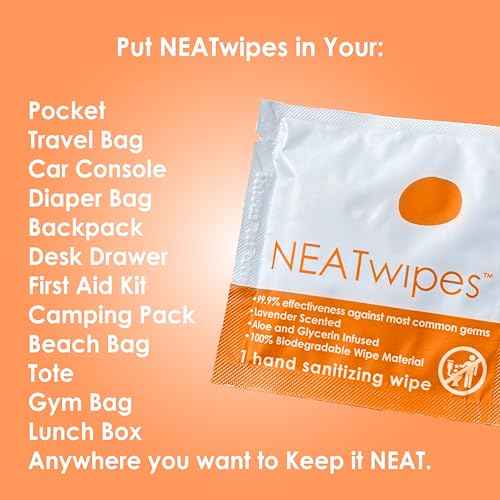NEATwipes Sanitizing Wipes for Adults (96 Count)