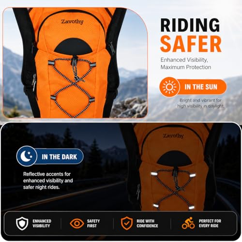 Hydration Pack Hiking Backpack with 2L BPA Free Hydration Bladder for Men