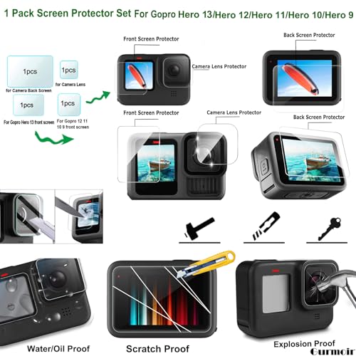 Accessory Pack for Go Pro 13 12 11 10 9 Hero
