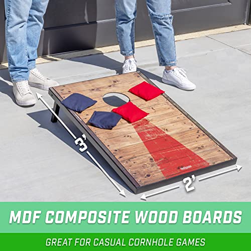 3 x 2 ft Rustic Design Cornhole Game Set