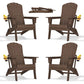 Folding Adirondack Chairs Set of 4 (4 Count)