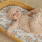 Stretch Fitted Bassinet Sheet Set BROLEX 2 Pack Cradle Sheets for Bassinet Pad