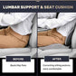 Car Seat Cushion and Lumbar Support Pillow