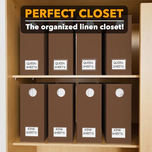 8 Pack Bed Sheet Organizers and Storage (8 Count)