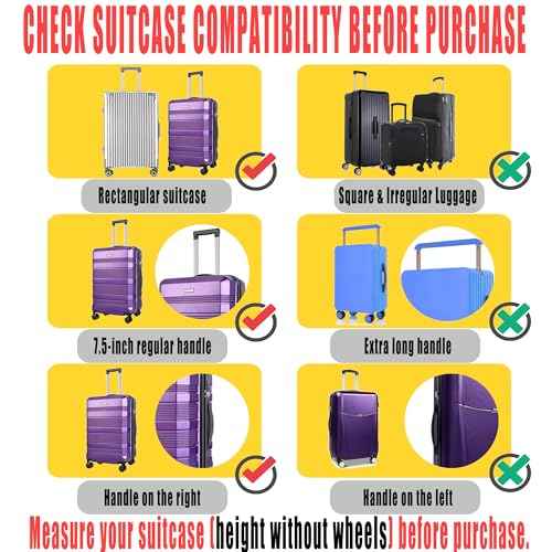 24 Inch PVC Clear Suitcase Cover