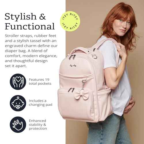 Boss Plus Diaper Bag Backpack with 19 Pockets