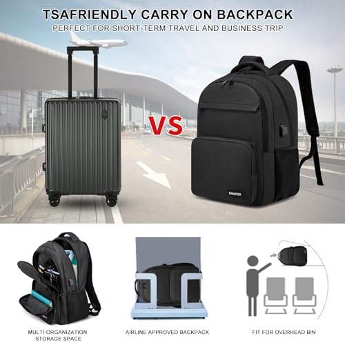 Black Backpack for School