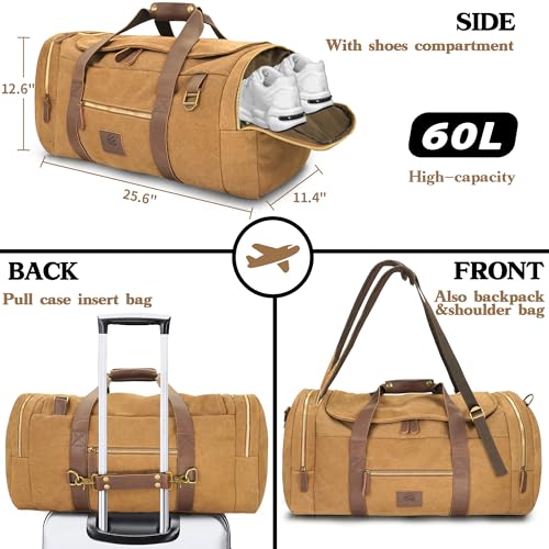 60L Travel Bags for Men