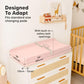 2 Pack Baby Changing Pad Cover for Girl (2 Count)