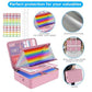 Fireproof File Organizer Bag with 13 Pockets Accordion File Folder