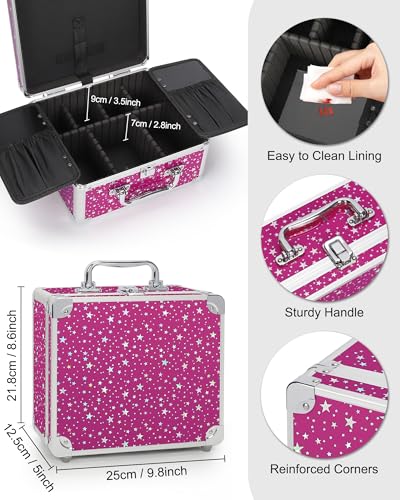 Makeup Bag with LED Mirror