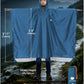 Hooded Rain Poncho for Adult Waterproof Lightweight Raincoat