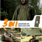 Hooded Rain Poncho for Adult Waterproof Lightweight Raincoat