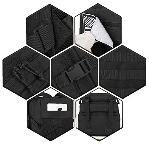 45L Military Tactical Backpacks For Men Camping Hiking Trekking Daypack Bug Out Bag Lage MOLLE 3 Day Assault Pack