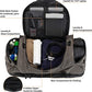 Large Convertible Duffel Weekender Gym Backpack Grey 45L