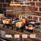 Deluxe DUXANO 14PC Healthy Pots and Pan With 9H Anti