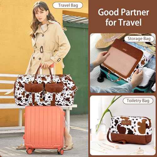 Garment Bag for Travel Convertible Carry on Travel Duffel Bag for Men Women