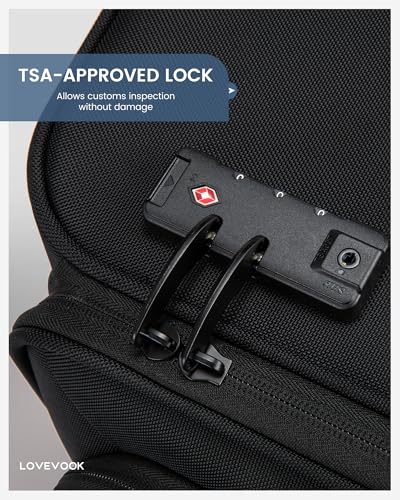 Carry On Luggage 22x14x9 Airline Approved with TSA Lock for Business Trip
