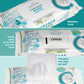 24 Pack Surface Cleaning Wipes with Bleach (1728 Count)