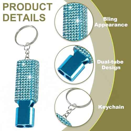 Three Tube Whistle Aluminum Alloy Survival Whistle for Outdoor Needs Sports Referee Emergency