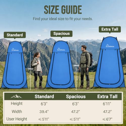 Pop Up Shower Tent for Camping Essentials