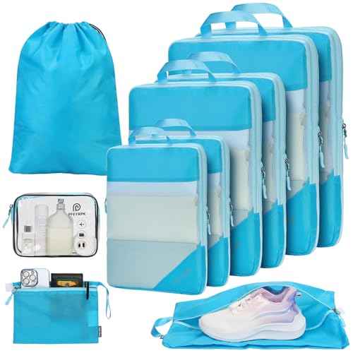 Compression Packing Cubes for Travel (10 Count)