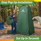 Pop Up Pod Privacy Shower Tent