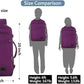 MATEIN Large Purple Travel Backpack, Water Resistant Airplane Backpack for Women, Expandable Casual Daypack for Work, International Trip, Womens Travelling Gifts, 50L