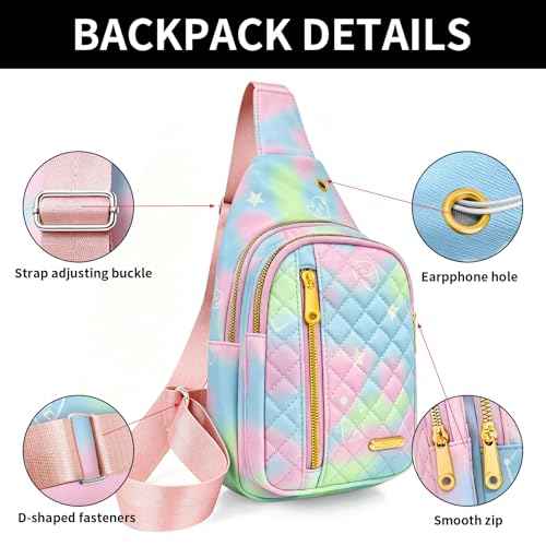 Small Sling Bag For Women Men Casual Crossbody Sling Backpack